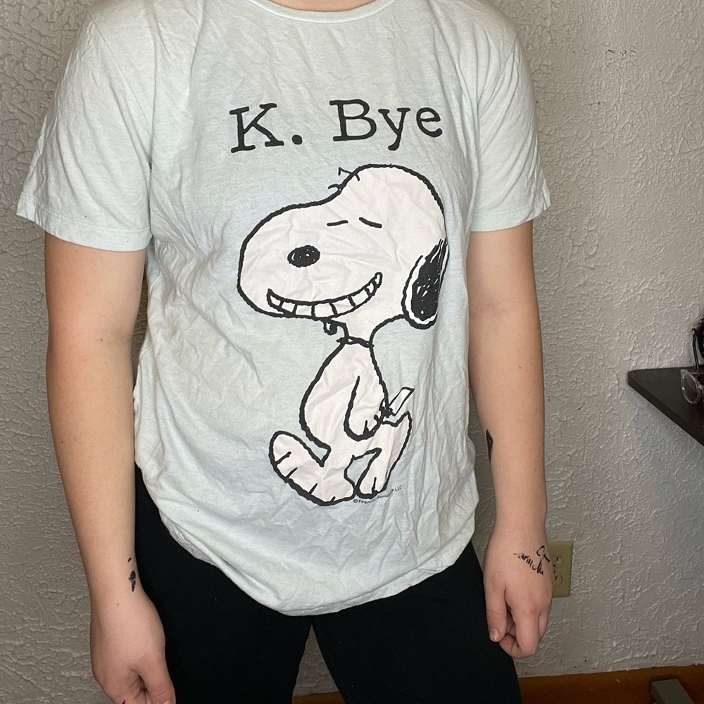 Snoopy K Bye T-shirt